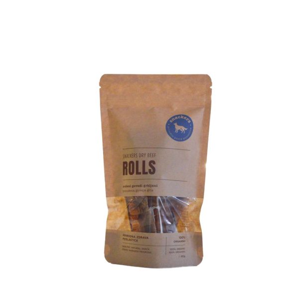 Snackers Rolls 80g | Snackers sušeni goveđi grkljani 80g