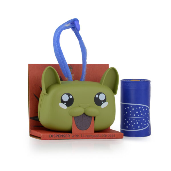 Rainbow stars - frenchie green cute