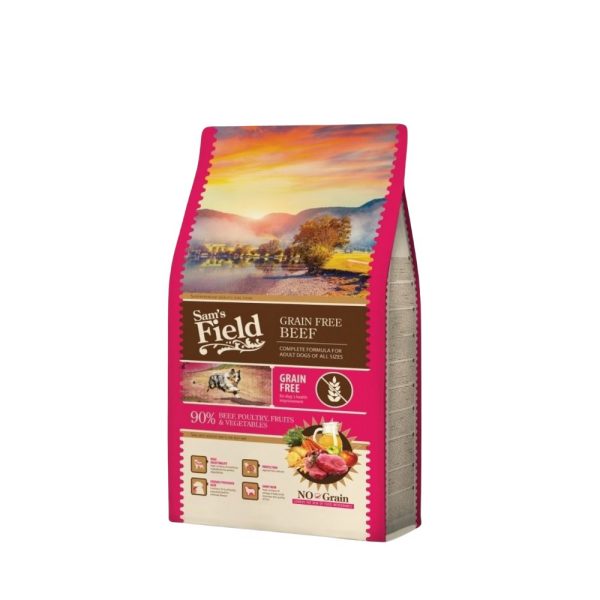 Sam's Field Govedina Grain Free Adult 2,5kg | Suha hrana za pse
