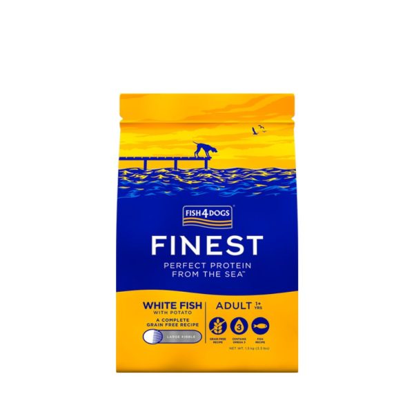 Fish4Dogs Finest Bijela Riba Adult 1,5kg | Suha hrana za pse