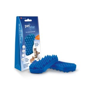 Pet+Me Multifunkcionalna Silikonska Četka - Plava