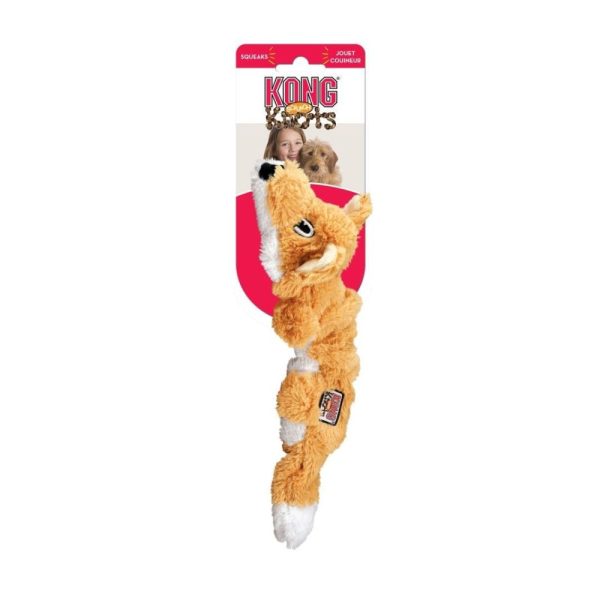 Kong Scrunch Knots Lisica | Igračke za pse