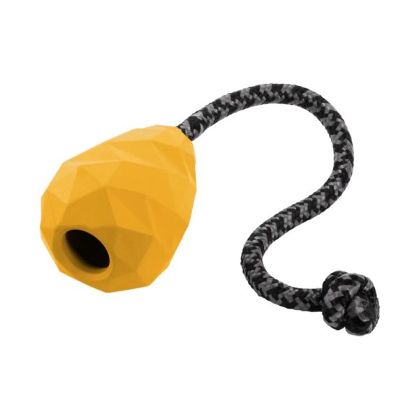 Ruffwear Igračka gumena s užetom | Huck-a Cone Lichen Green