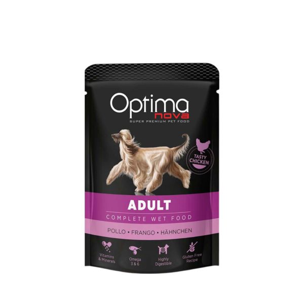 Optimanova Adult Mokra hrana Piletina 300g | Mokra hrana za pse
