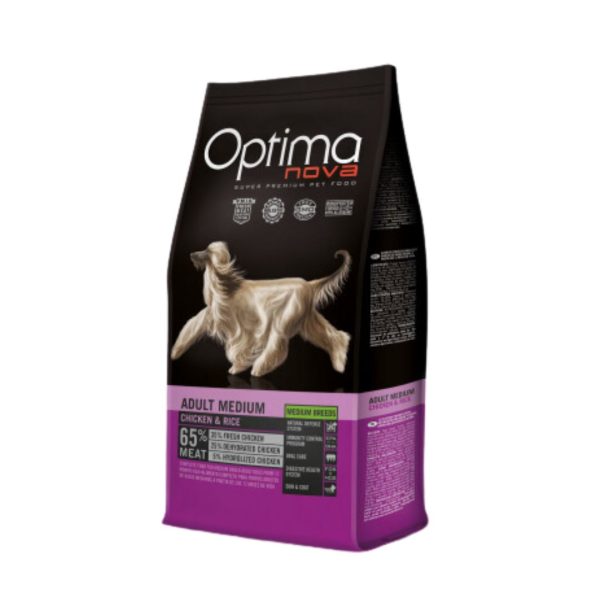 Optimanova Adult Medium Piletina i Riža 2kg
