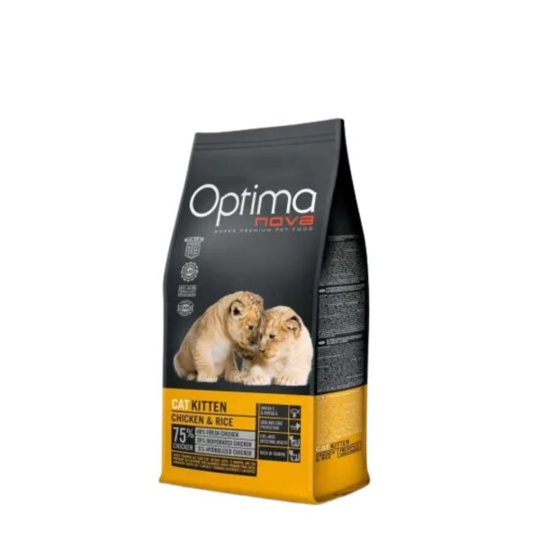 Optimanova Kitten Piletina i Riža 400g | Suha hrana za mačiće