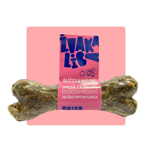 uniko žvakalica rajčice i masline 55g