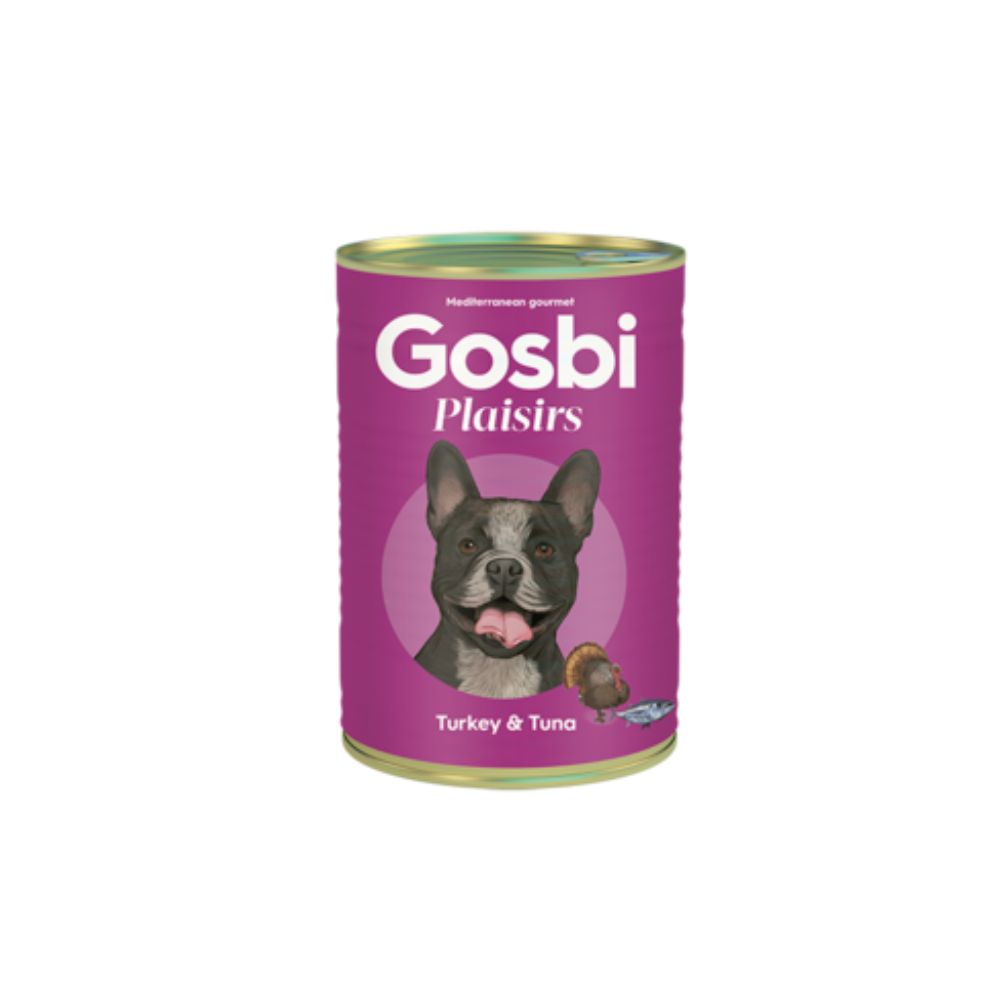 Gosbi Plaisirs Puertina/Tuna 400g | dodatna hrana za pse zanimljive kombinacije mesa i ribe