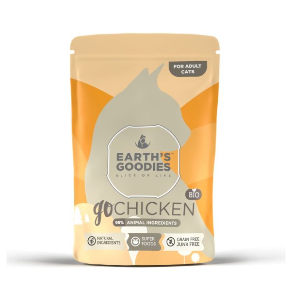 Earth's Goodies Piletina 85g | Mokra hrana od bio piletine uz dodatak superhrane.