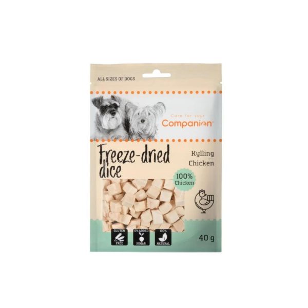 Companion Freeze Dried Piletina 40g | Liofilizirane poslastice za pse MONO piletina.