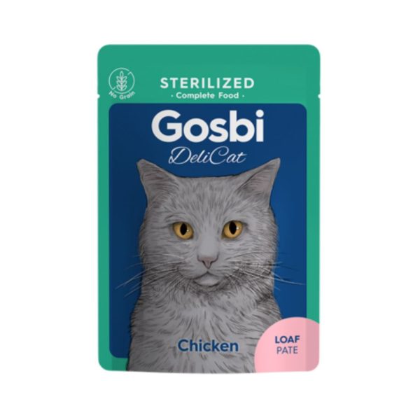 Gosbi DeliCat Sterilised Piletina | Kompletna hrana za sterilizirane mačke.
