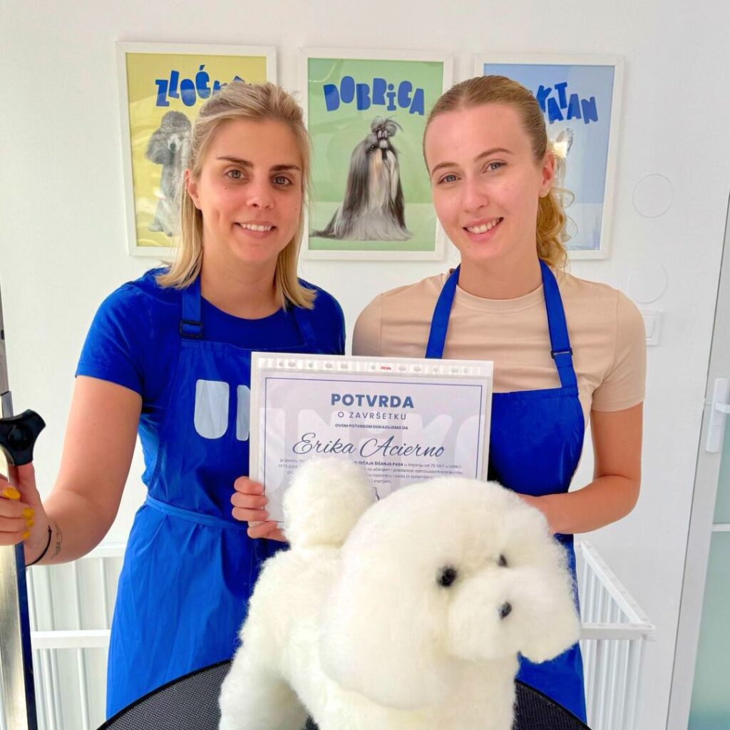 Uniko grooming tečaj šišanja pasa zagreb salon za pse